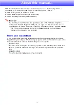 Предварительный просмотр 4 страницы Casio XJ-S36 - XGA DLP Projector Function Manual