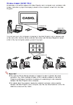 Предварительный просмотр 6 страницы Casio XJ-S36 - XGA DLP Projector Function Manual