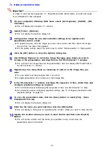 Предварительный просмотр 20 страницы Casio XJ-S36 - XGA DLP Projector Function Manual