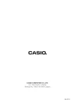 Предварительный просмотр 61 страницы Casio XJ-S36 - XGA DLP Projector Function Manual