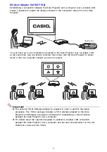 Preview for 6 page of Casio XJ-S37 - XGA DLP Projector Function Manual