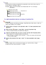 Preview for 21 page of Casio XJ-S37 - XGA DLP Projector Function Manual