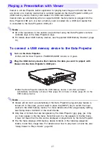 Preview for 27 page of Casio XJ-S37 - XGA DLP Projector Function Manual