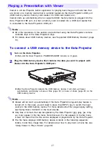 Preview for 27 page of Casio XJ-S38 series User Manual