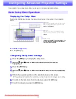 Preview for 15 page of Casio XJ-S43W - WXGA DLP Projector User Manual