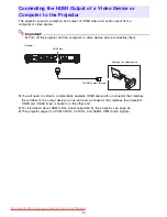 Preview for 46 page of Casio XJ-S43W - WXGA DLP Projector User Manual