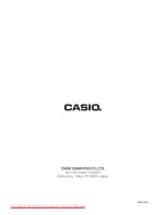 Preview for 55 page of Casio XJ-S43W - WXGA DLP Projector User Manual