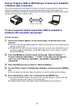 Предварительный просмотр 12 страницы Casio XJ-UT310WN Network Function Manual