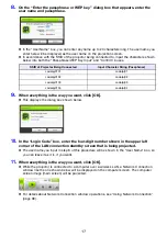 Предварительный просмотр 17 страницы Casio XJ-UT310WN Network Function Manual