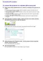 Предварительный просмотр 30 страницы Casio XJ-UT310WN Network Function Manual