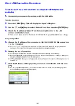 Предварительный просмотр 36 страницы Casio XJ-UT310WN Network Function Manual