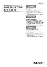 Preview for 1 page of Casio XJ-V1 Manual