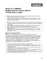 Casio YC-400 - 2 User Manual preview