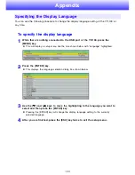 Предварительный просмотр 108 страницы Casio YP-100 - Presentation Support Tool User Manual