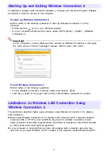 Preview for 8 page of Casio YW-2L - Wireless LAN For Projector Connecting Manual