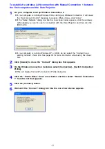 Preview for 12 page of Casio YW-2L - Wireless LAN For Projector Connecting Manual