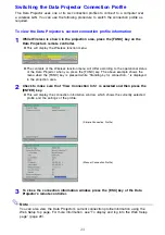 Preview for 23 page of Casio YW-2L - Wireless LAN For Projector Connecting Manual