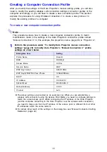 Preview for 30 page of Casio YW-2L - Wireless LAN For Projector Connecting Manual