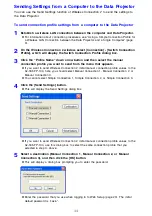 Preview for 34 page of Casio YW-2L - Wireless LAN For Projector Connecting Manual