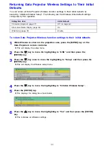 Preview for 44 page of Casio YW-2L - Wireless LAN For Projector Connecting Manual