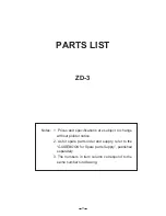 Preview for 73 page of Casio ZD-3 Service Manual