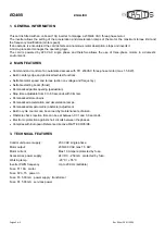 Preview for 2 page of Casit EQ400I Installer Technical Manual