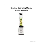 CASO DESIGN B 350 Single-Serve Original Operating Manual preview