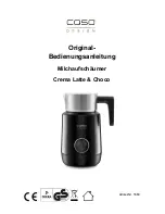 CASO DESIGN Crema Latte & Choco Operating Manual предпросмотр