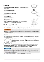 Preview for 16 page of CASO DESIGN Fomini Jet Original Operating Manual