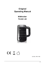 Preview for 21 page of CASO DESIGN Fomini Jet Original Operating Manual