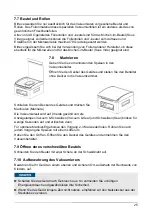 Preview for 25 page of CASO DESIGN VacuChef 70 Instruction Manual