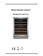 Предварительный просмотр 39 страницы CASO DESIGN WineChef Pro 40 Original Operating Manual