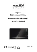 Caso Germany 3030 Original Operating Manual preview