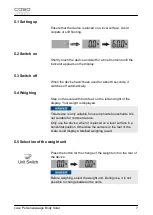 Предварительный просмотр 7 страницы Caso Body Solar Operating Manual