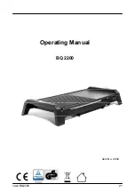 Предварительный просмотр 21 страницы Caso BQ 2200 Operating Manual