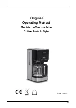 Предварительный просмотр 23 страницы Caso Coffee Taste & Style 1846 Original Operating Manual