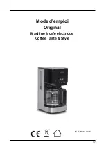 Предварительный просмотр 37 страницы Caso Coffee Taste & Style 1846 Original Operating Manual