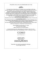 Предварительный просмотр 10 страницы Caso Cremino Operating Manual