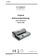 Caso FastVac 4000 Instruction Manual preview