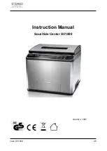 Предварительный просмотр 25 страницы Caso SV1000 Instruction Manual