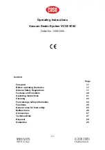 Предварительный просмотр 16 страницы Caso VC33 Operating Instructions Manual