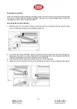 Предварительный просмотр 21 страницы Caso VC33 Operating Instructions Manual