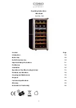 Preview for 9 page of Caso Wine Duett Operating Instructions Manual