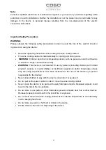 Preview for 11 page of Caso Wine Duett Operating Instructions Manual