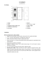 Preview for 12 page of Caso Wine Duett Operating Instructions Manual