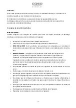 Preview for 19 page of Caso Wine Duett Operating Instructions Manual