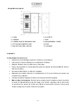 Preview for 20 page of Caso Wine Duett Operating Instructions Manual