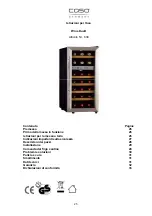 Preview for 25 page of Caso Wine Duett Operating Instructions Manual