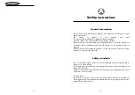 Preview for 3 page of Casotti Doctor Fly 120 Operation And Maintenance Manual