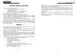 Preview for 5 page of Casotti Doctor Fly 120 Operation And Maintenance Manual